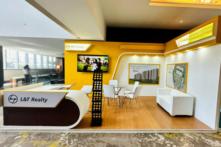 L&T Stall at Realty Investment Expo 2023