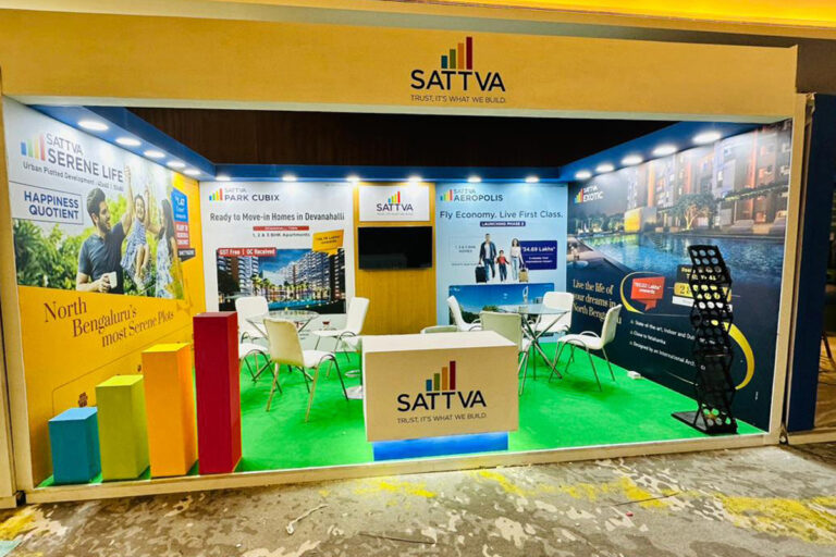 Sattva Stall at Realty Investment Expo 2023